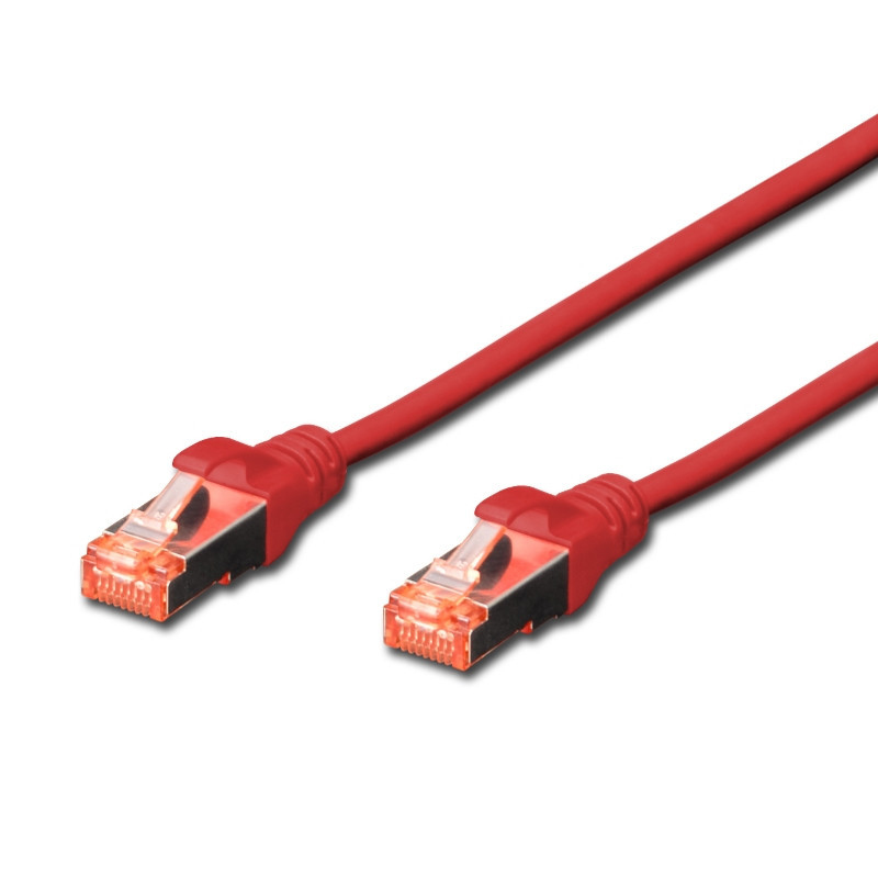 WPC-PAT-6SF005R cable de red Rojo 0,5 m Cat6 SF/UTP (S-FTP)