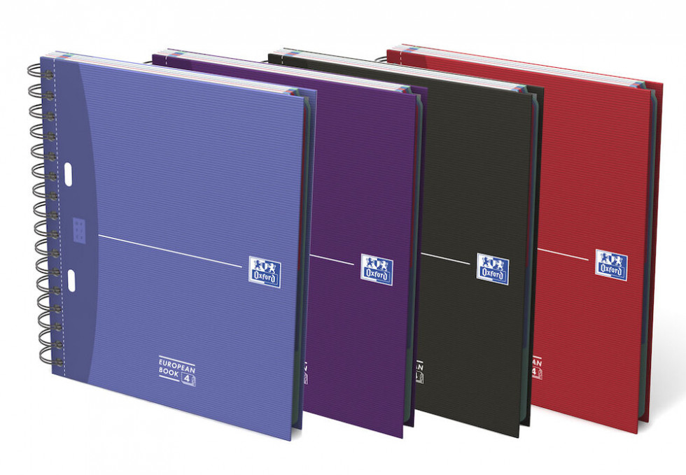 100100314 cuaderno y block A5 Púrpura, Azul, Rojo, Negro 100100314