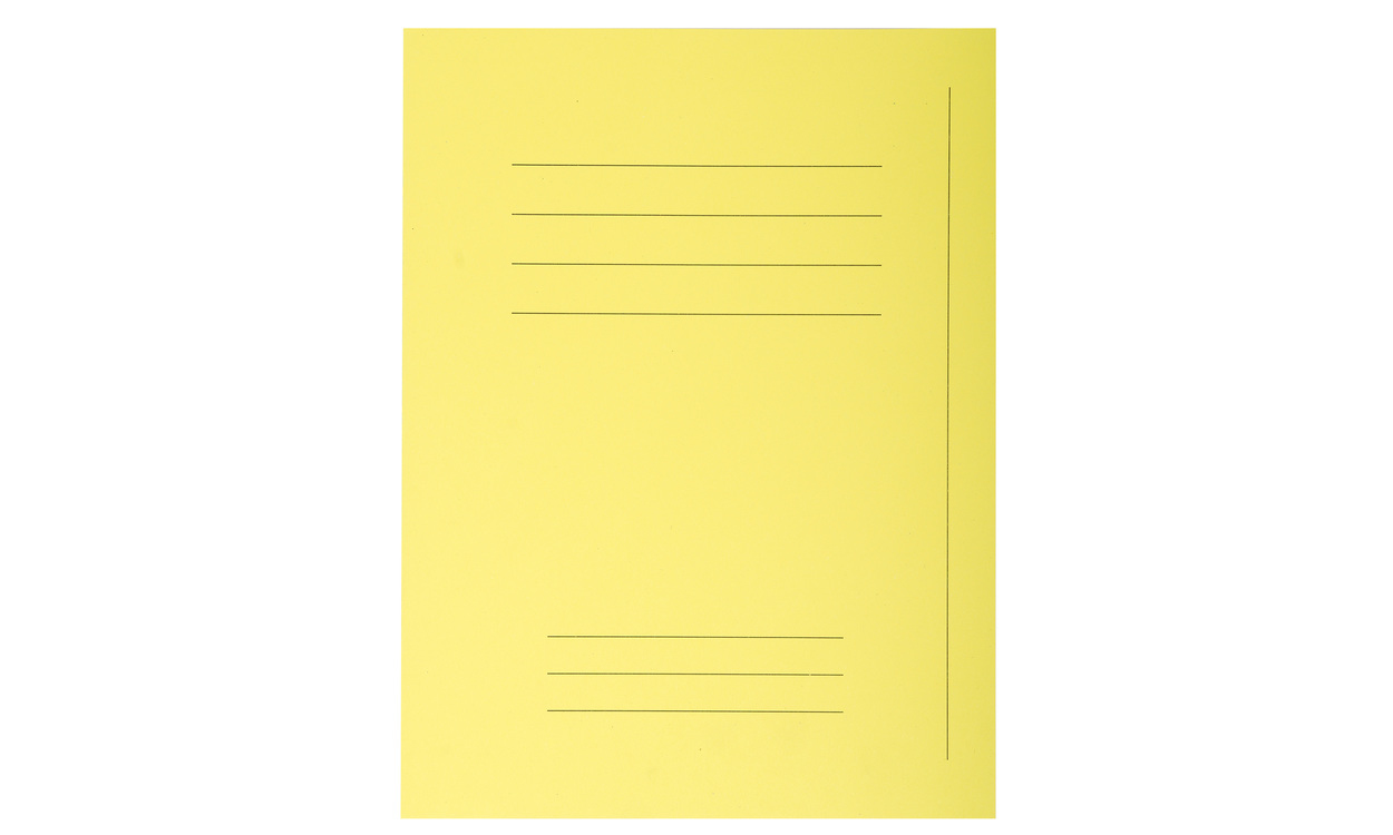 435005E carpeta Caja de cartón Amarillo A4