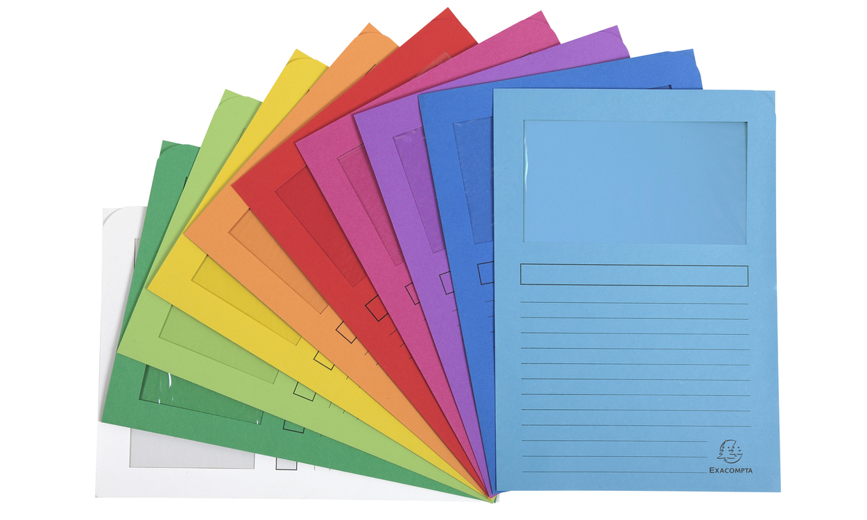 50000E carpeta Caja de cartón Multicolor A4