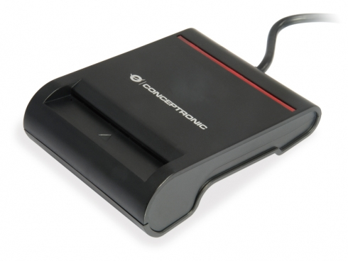 SCR01B lector de tarjeta inteligente USB USB 2.0 Negro