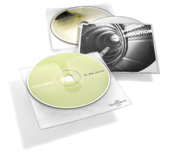 520219 funda para discos ópticos Funda de DVD 1 discos Transparente