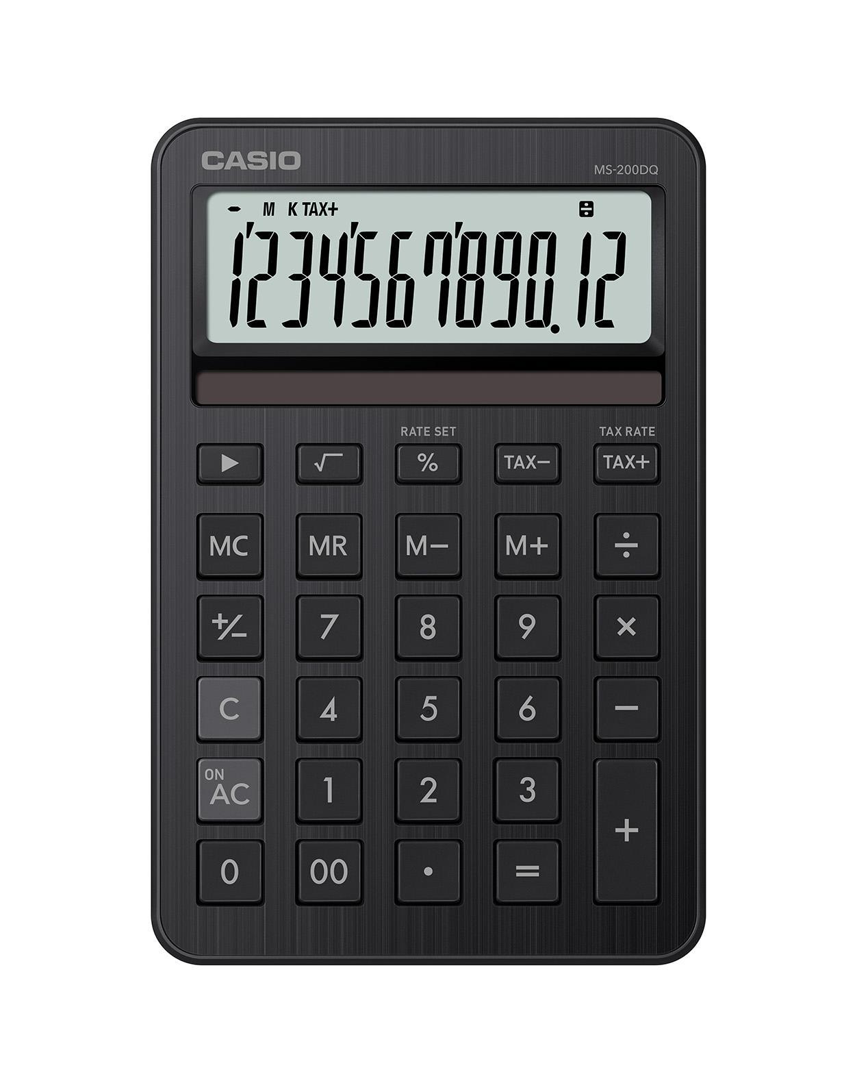 MS-200DQ calculadora Escritorio Calculadora básica Negro