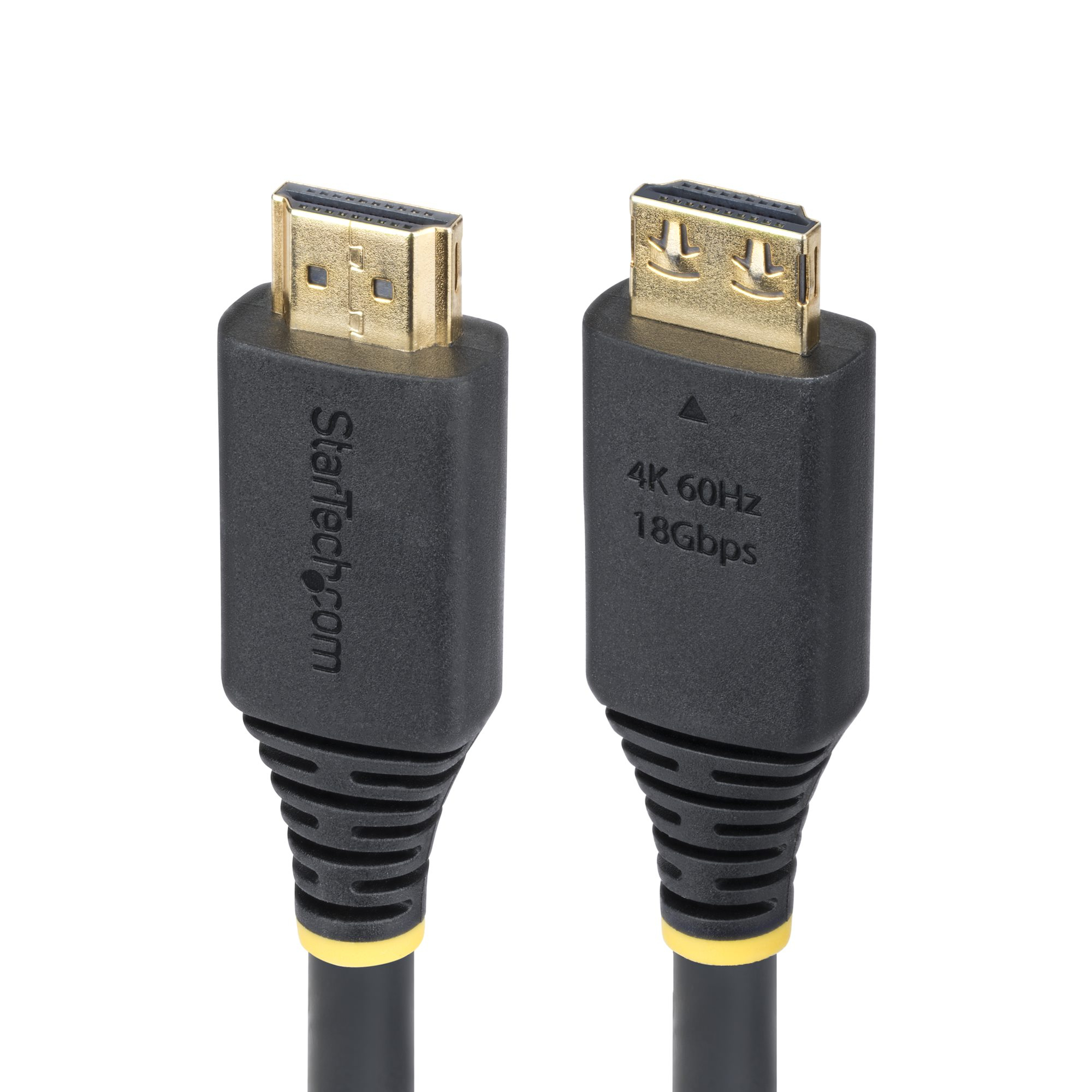 Cable HDMI de Alta Velocidad de 5m - Conectores de Agarre - 4K60Hz/1440p 144Hz - HDR10/HDCP 2.2/ARC - UHD - 18Gbps - Cable HDMI para Monitor o Proyector - Recubrimiento de TPE