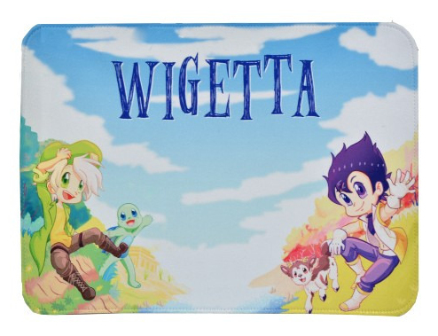 Wigetta Alfombrilla de ratón para juegos Multicolor