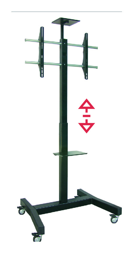Big Trolley 2,29 m (90") Negro