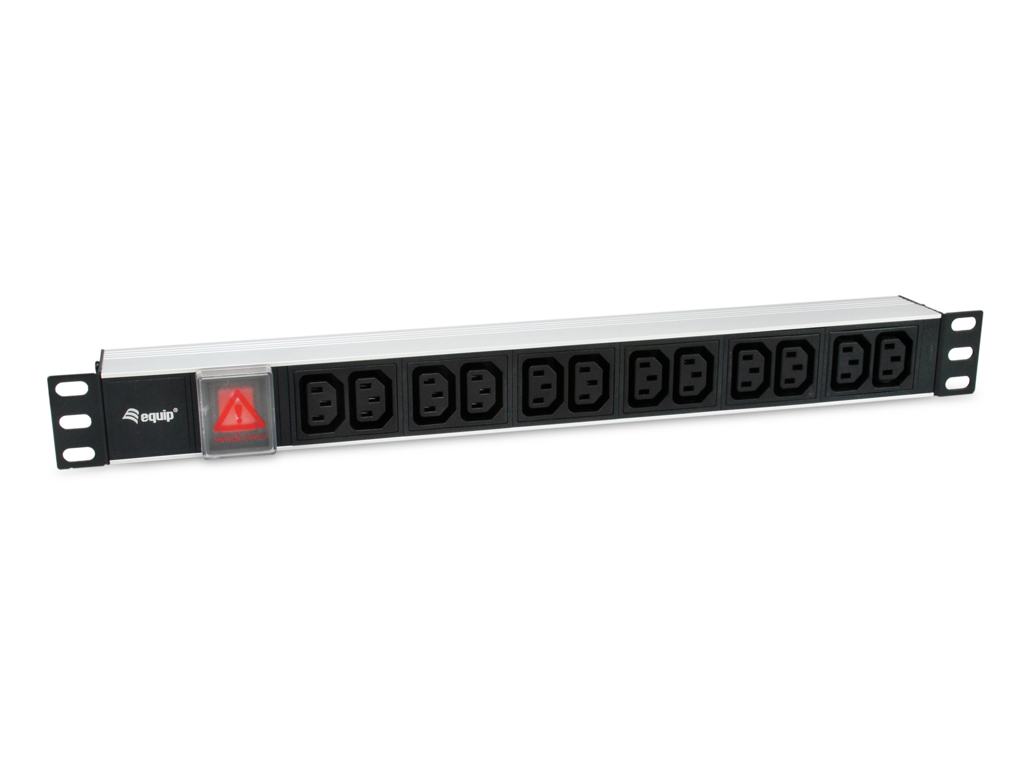 333318 unidad de distribución de energía (PDU) 12 salidas AC 1U Negro, Plata