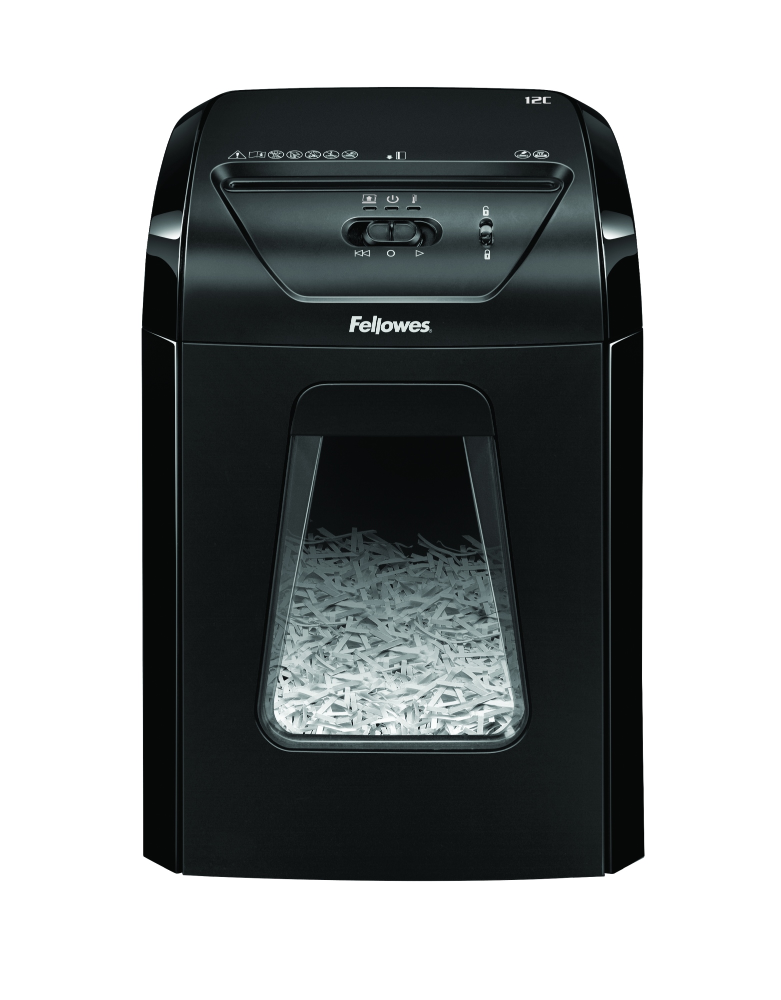 Powershred 12C triturador de papel Corte cruzado 22,5 cm Negro