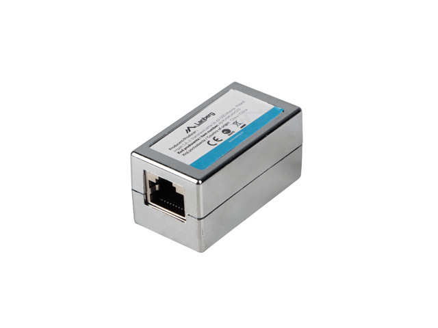 AD-RJ45-RJ45-OS6 cambiador de género para cable RJ-45 Plata