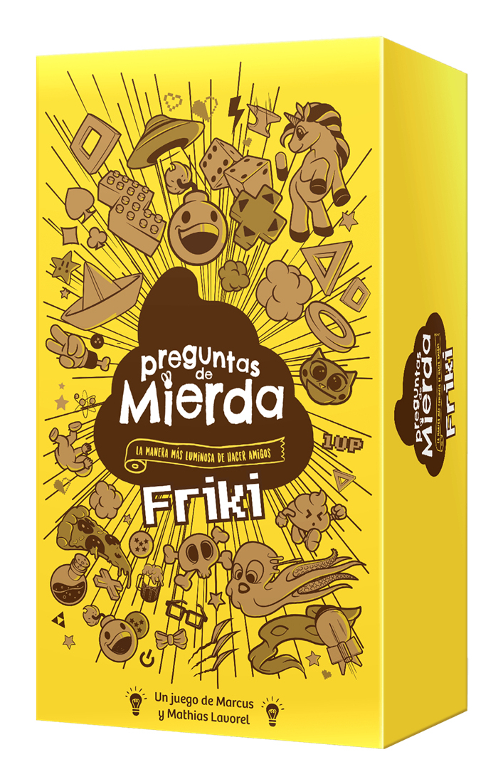 EELDCQ02 juego de tablero Preguntas de mierda Friki 15 min Juego De Cartas