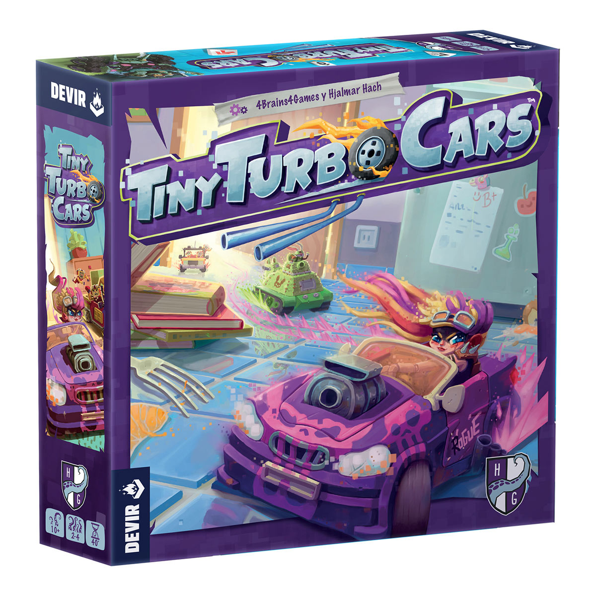 Tiny Turbo Cars 40 min Juego de mesa Carrera