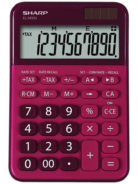 EL-M335 calculadora Escritorio Calculadora básica Rojo
