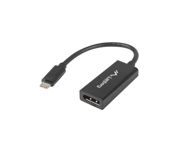 AD-UC-DP-01 adaptador de cable de vídeo 0,15 m USB Tipo C DisplayPort Negro