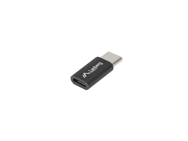 AD-UC-UM-02 cable gender changer USB 2.0 Type C Micro-USB 2.0 Type B Negro