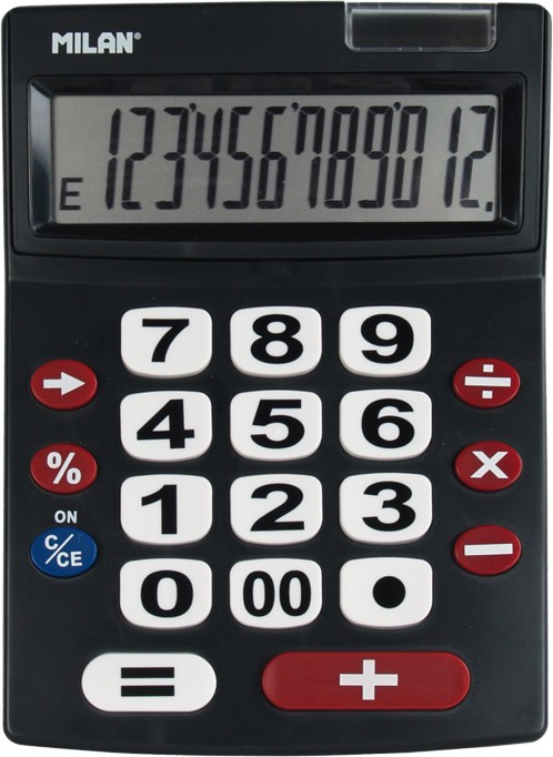 151712BL calculadora Escritorio Calculadora básica Negro, Rojo, Blanco