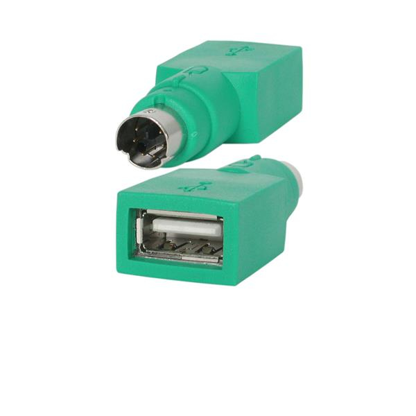 Replacement USB to PS2 Mouse Adapter Verde