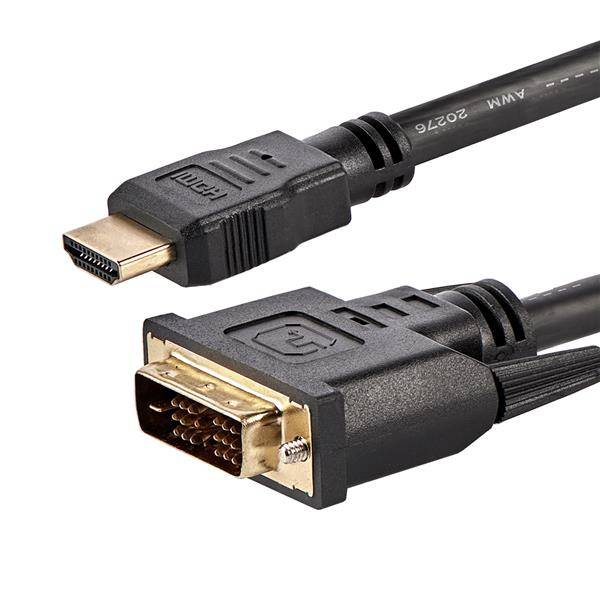 Cable de 1,8m Adaptador Conversor HDMI a DVI-D - Bidireccional - Adaptador HDMI a DVI o DVI a HDMI para Monitor