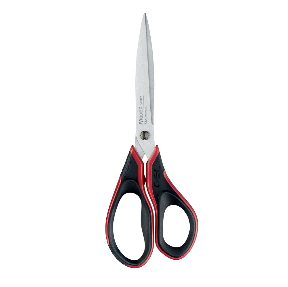 499210 tijera de escritorio y manualidades Universal Corte recto Negro, Rojo, Plata