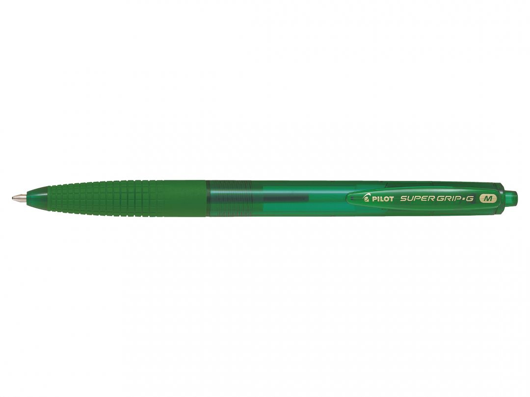 Super Grip G a Scatto Verde Bolígrafo de punta retráctil con pulsador Medio 1 pieza(s)
