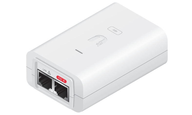 POE-48-24W-WH adaptador e inyector de PoE 48 V