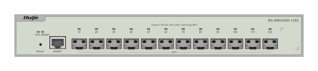 RG-NBS5500-12XS switch Gestionado L3 Gris
