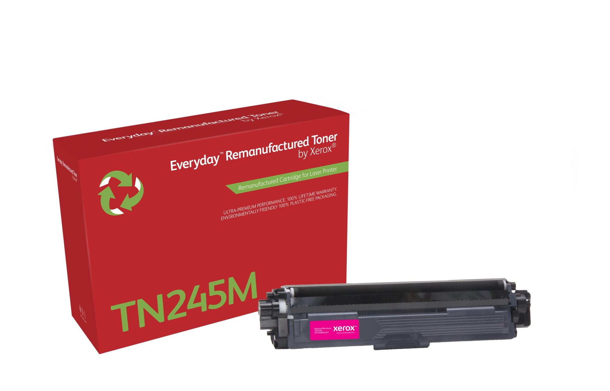 Remanufacturado Everyday Tóner Everyday Magenta remanufacturado de Xerox es compatible con Brother TN245M, Capacidad alta