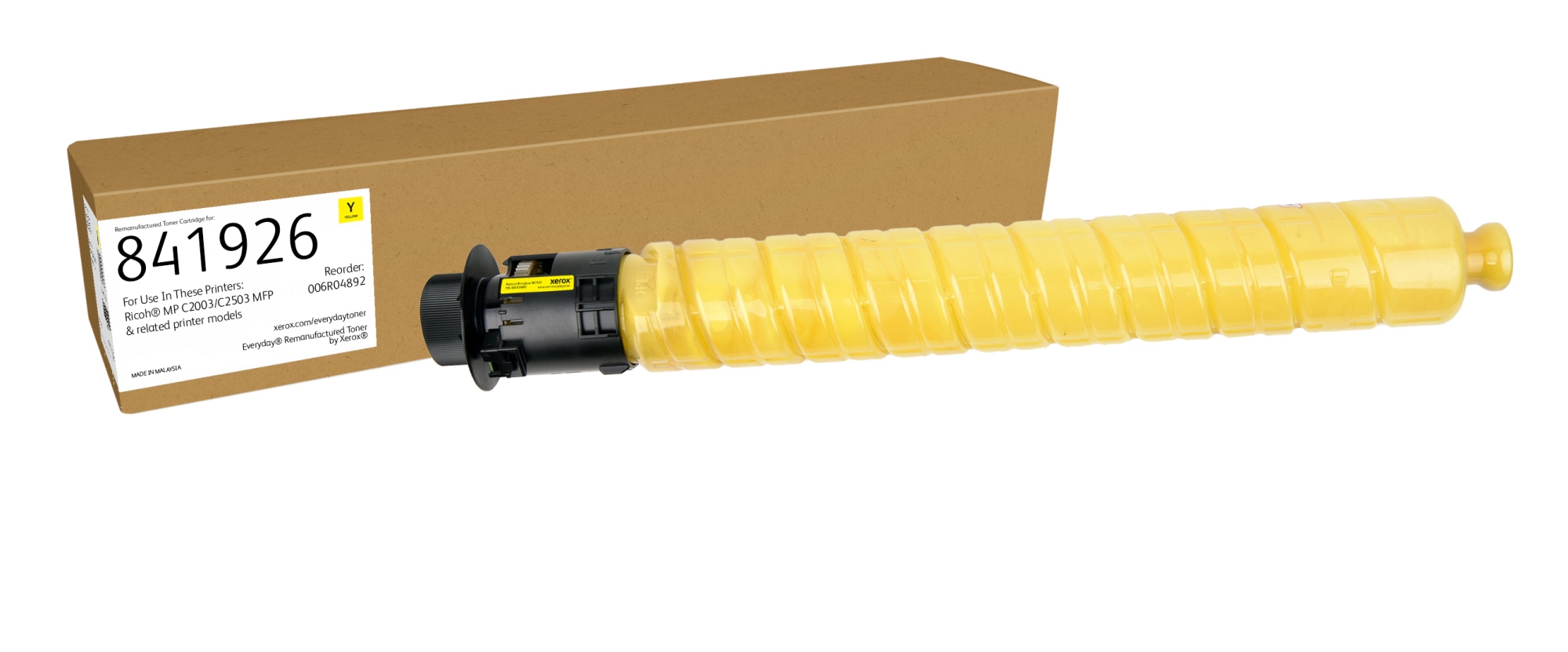 Remanufacturado Everyday Tóner Everyday Amarillo remanufacturado de Xerox es compatible con Ricoh 841926, Capacidad estándar
