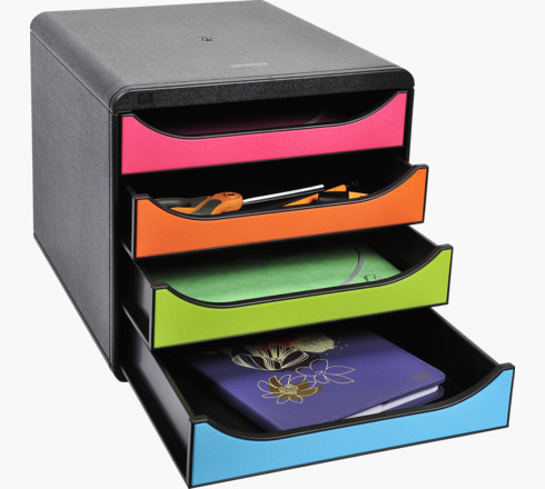 310498D cajonera para oficina Negro