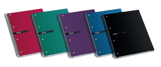 100435671 cuaderno y block A4+ 160 hojas Colores surtidos
