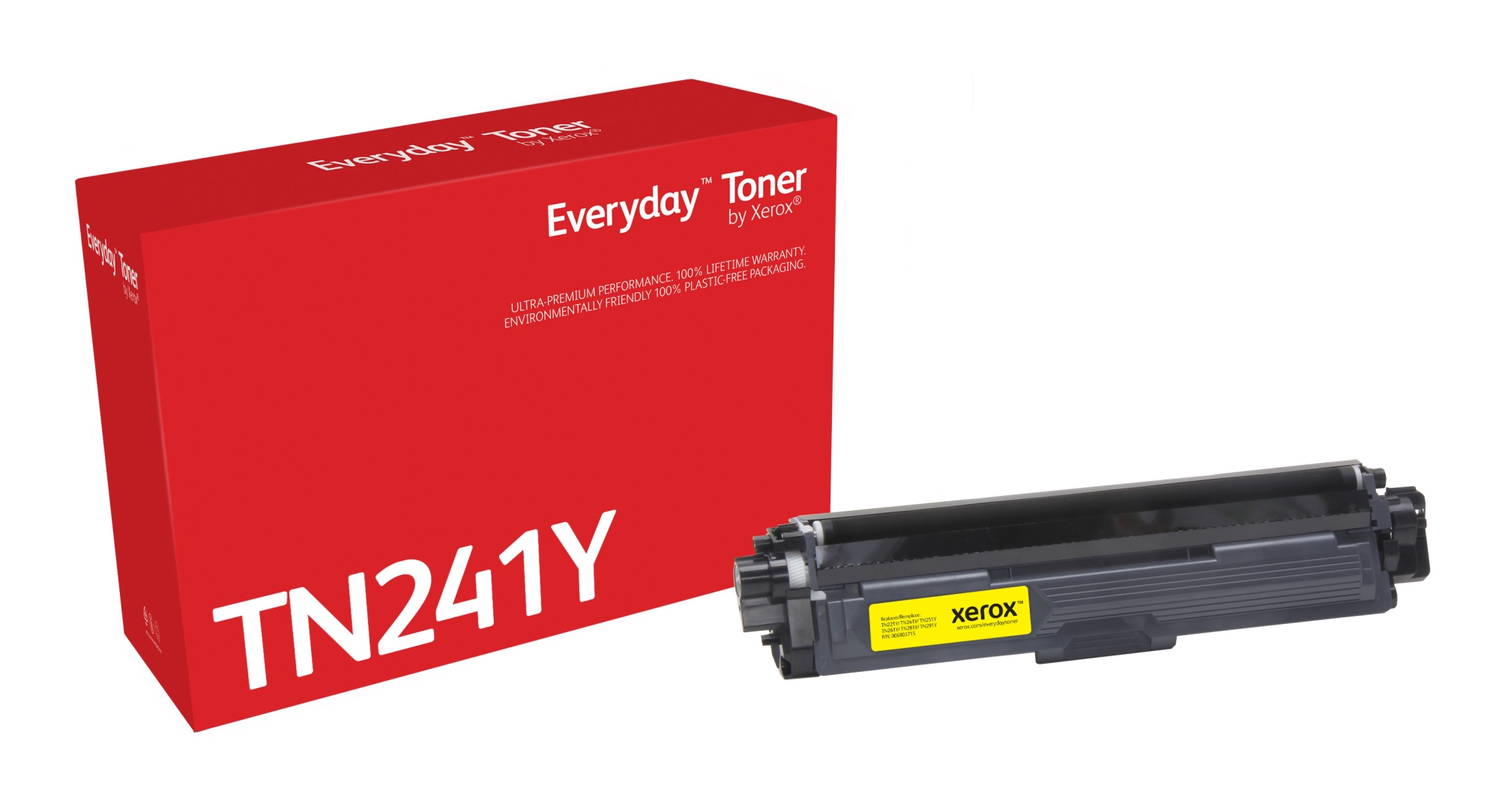 Everyday El tóner Everyday Amarillo de Xerox es compatible con Brother TN241Y, Capacidad estándar