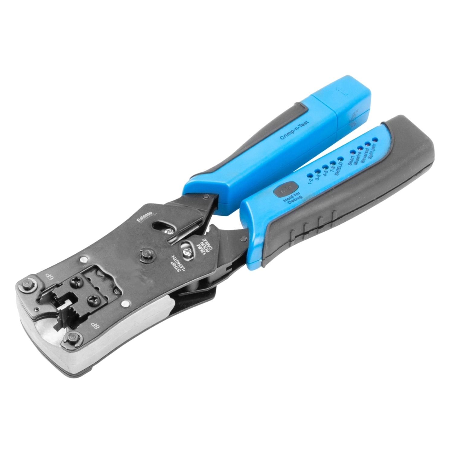 TD 018  Crimpadora profesional con tester de red para RJ11 / RJ12 / RJ45
