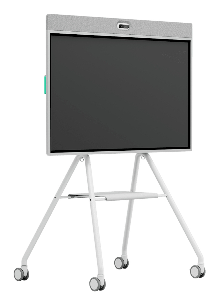 Rally Board 65 Cart Gris, Blanco Panel plano Carro multimedia