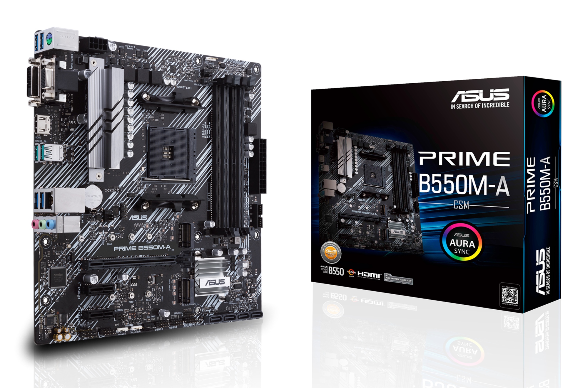 Prime B550M-A/CSM AMD B550 Zócalo AM4 micro ATX