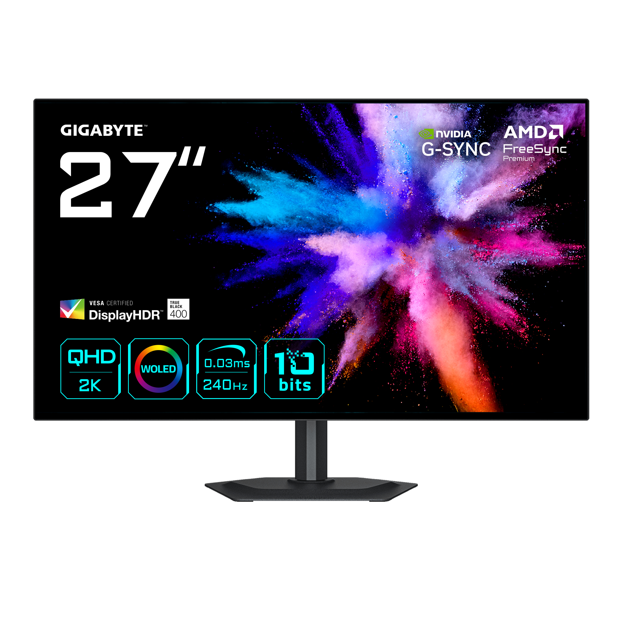 GO27Q24G Monitor Gaming OLED 27 2K QHD