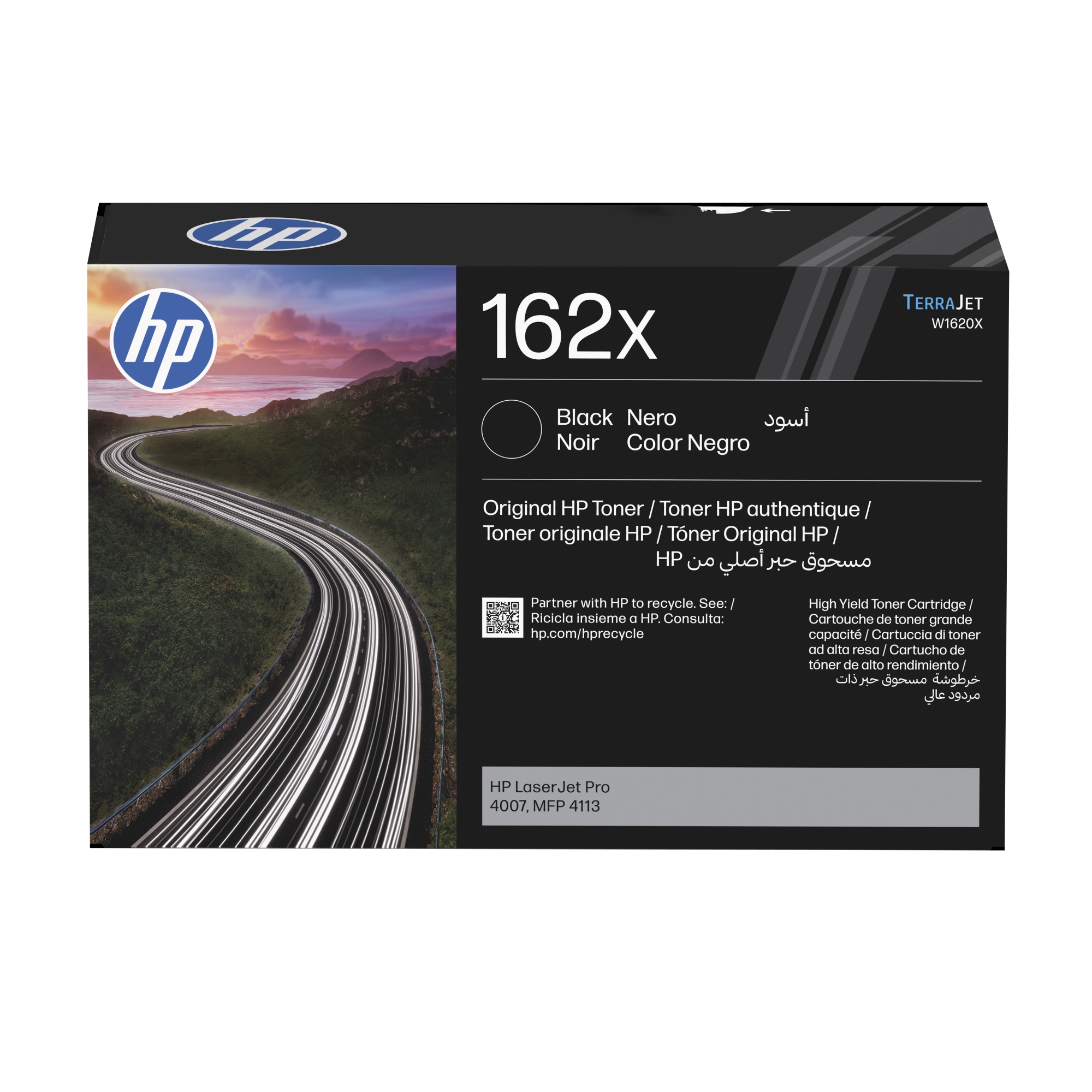 Cartucho de tóner 162X LaserJet negro