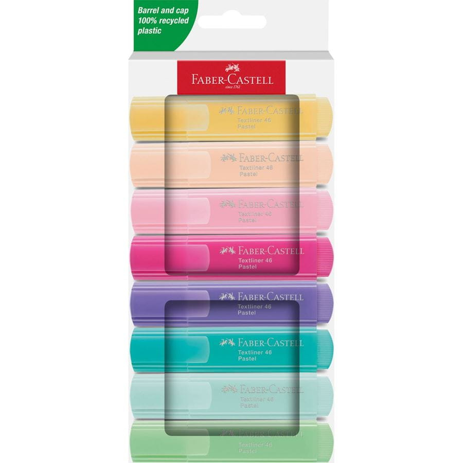 Textliner 46 Pastell marcador 8 pieza(s) Multicolor