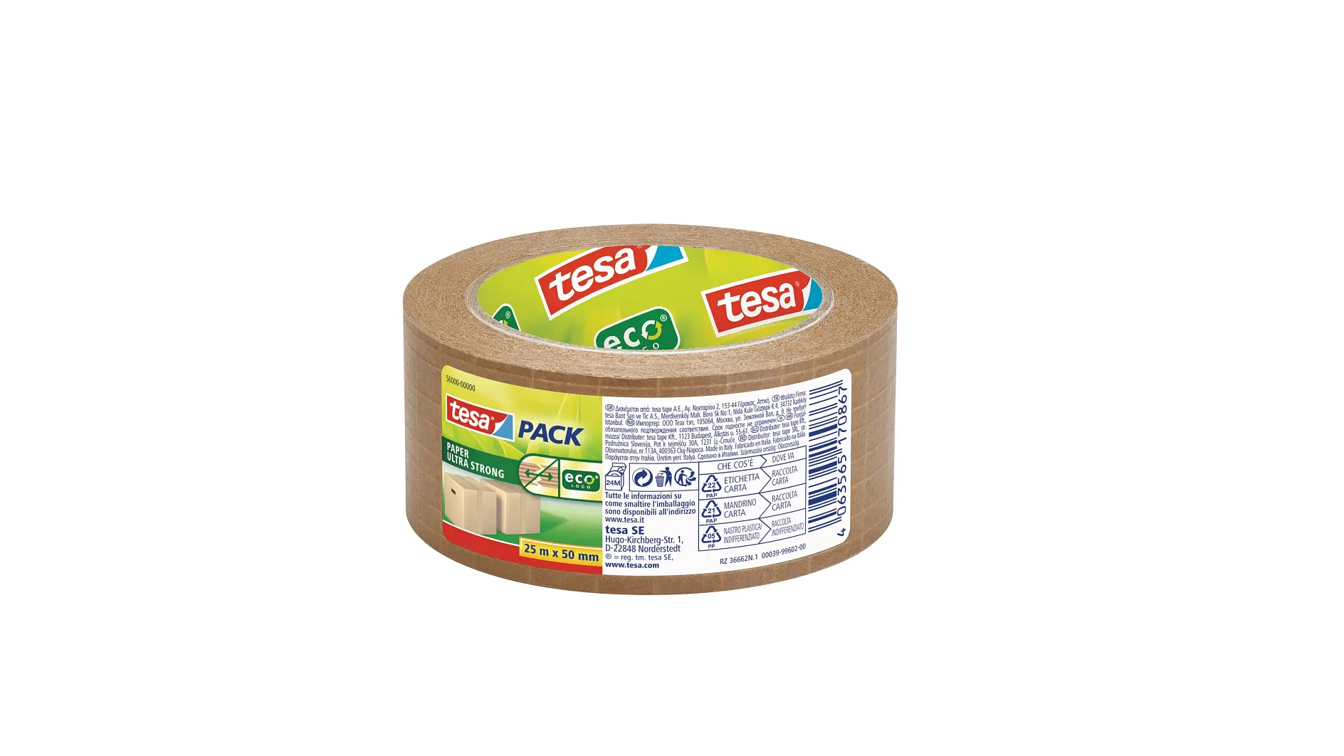 56000 Apto para uso en interior 25 m Caucho Marrón 56000-00000-00 - Pack de 36 unidades