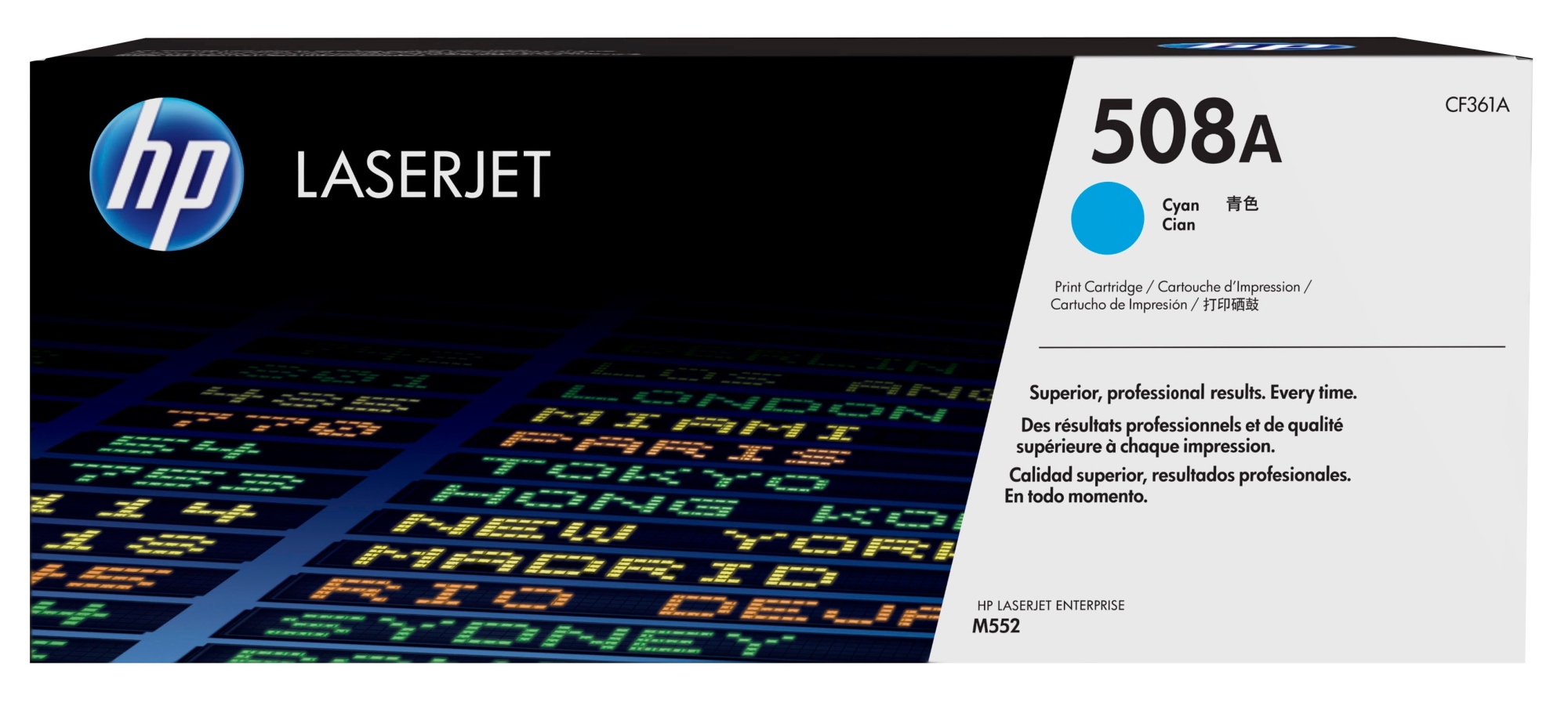 Cartucho de tóner original LaserJet 508A cian