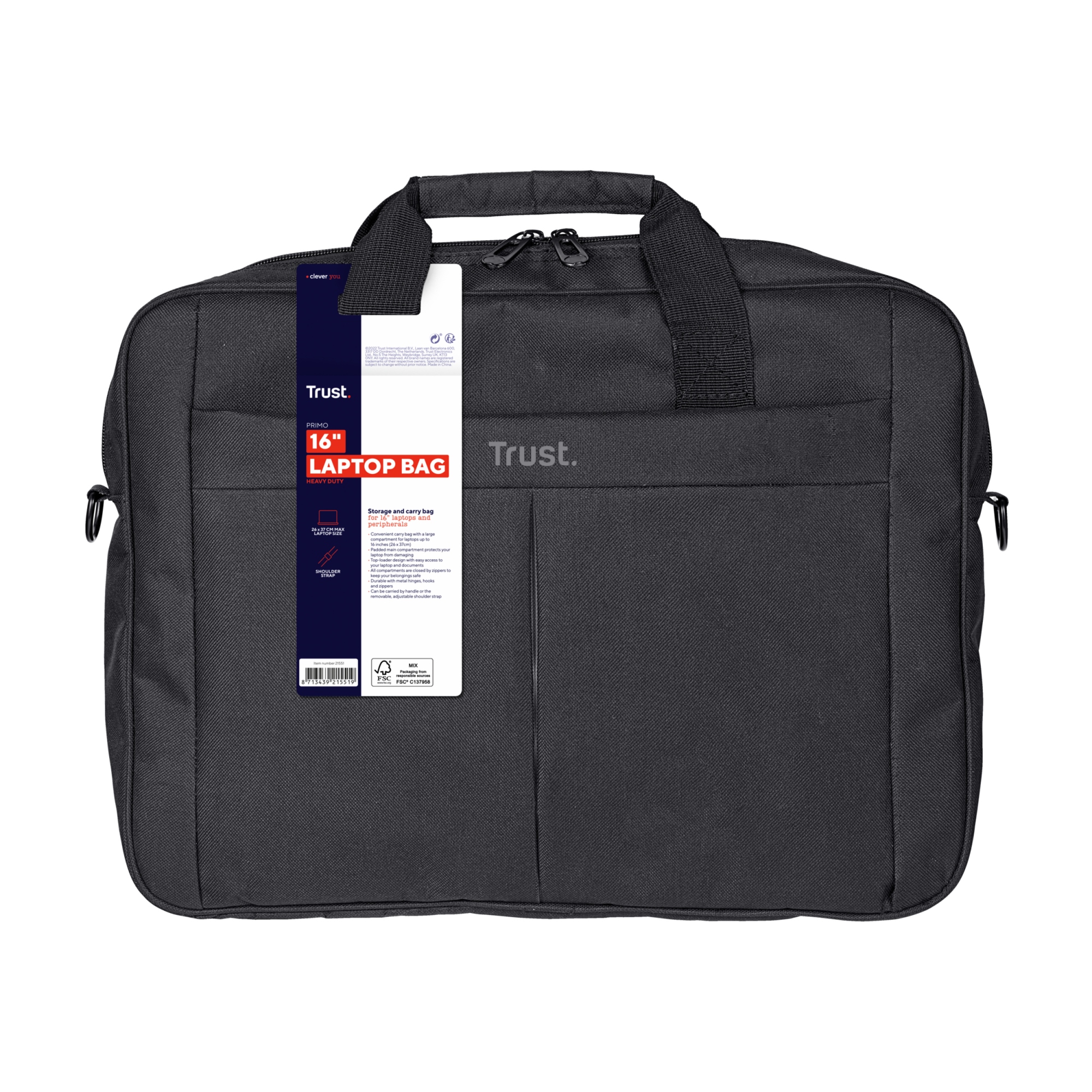Primo 40,6 cm (16") Maletín Negro