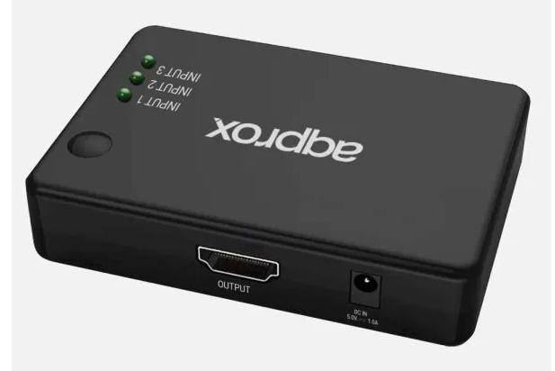 APPC29V4 hub de interfaz 3400 Mbit/s Negro