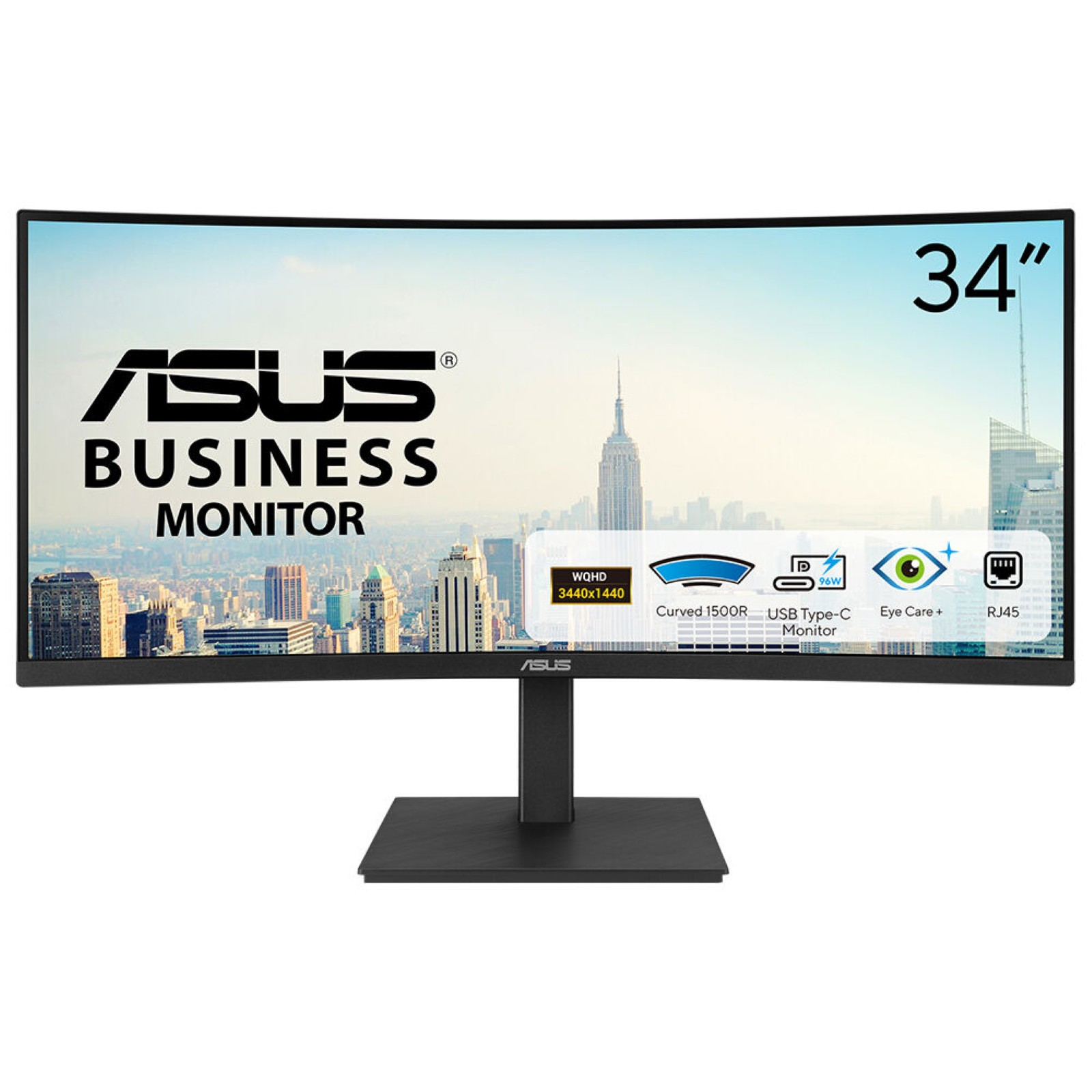 VA34VCPSR pantalla para PC 86,4 cm (34") 3440 x 1440 Pixeles Wide Quad HD LCD Negro