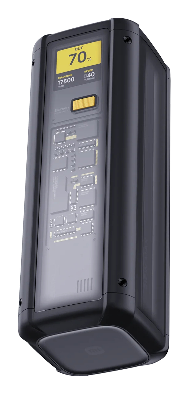 P03MI Ión de litio 25000 mAh Negro