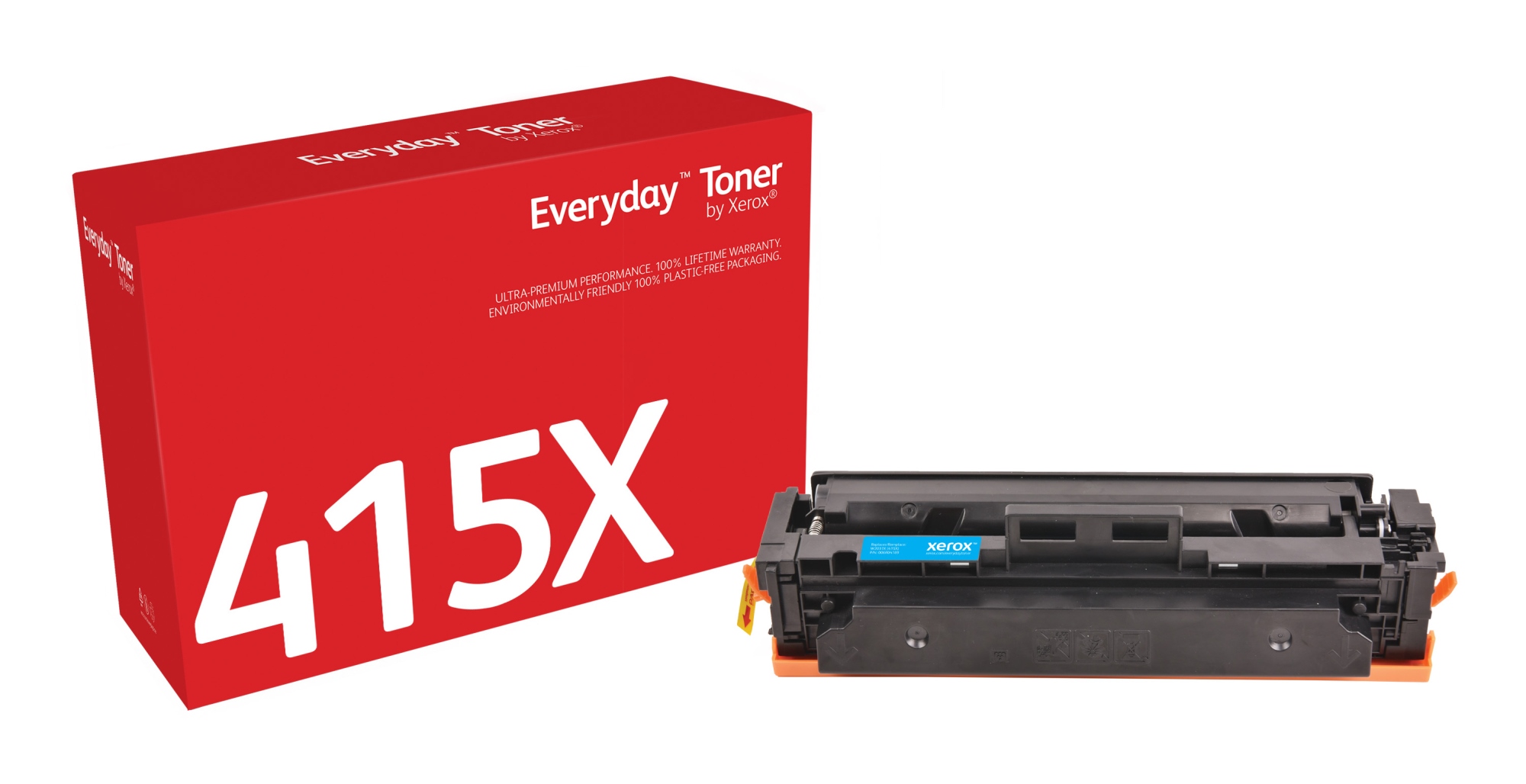 Everyday Toner Everyday Cian di Xerox compatibile con HP 415X (W2031X), Capacidad alta