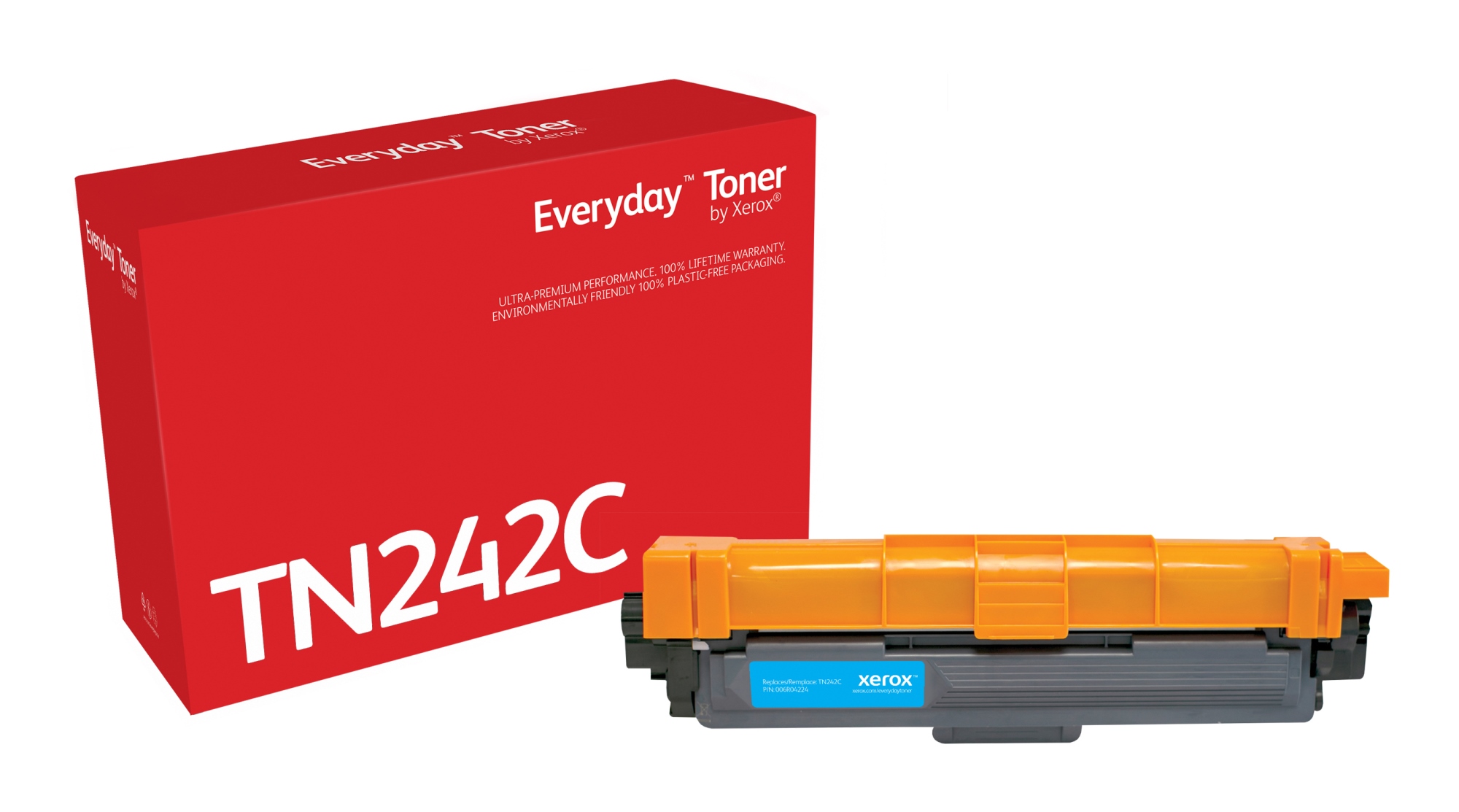 Everyday El tóner Everyday Cian de Xerox es compatible con Brother TN242C, Capacidad estándar