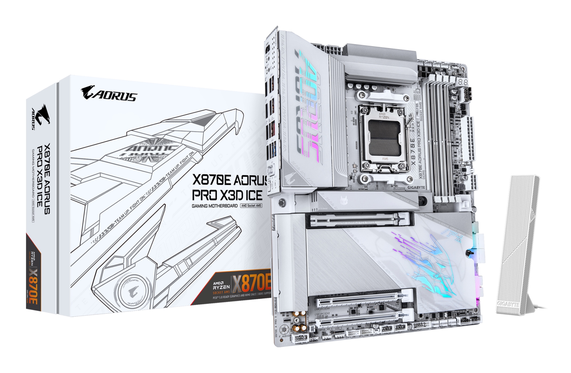 X870E AORUS PRO X3D ICE Placa Base