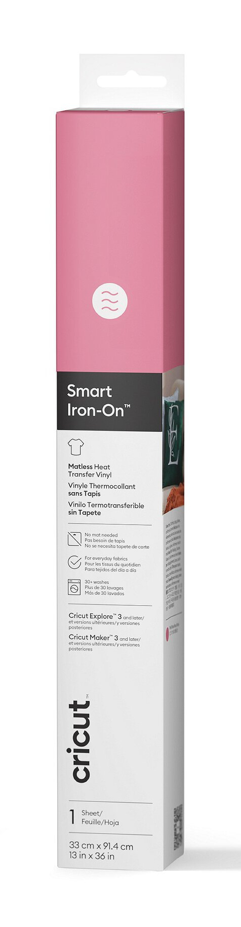 Smart Iron-On Rollo de vinilo de termotransferencia Vinilo de termotransferencia liso 1 hojas
