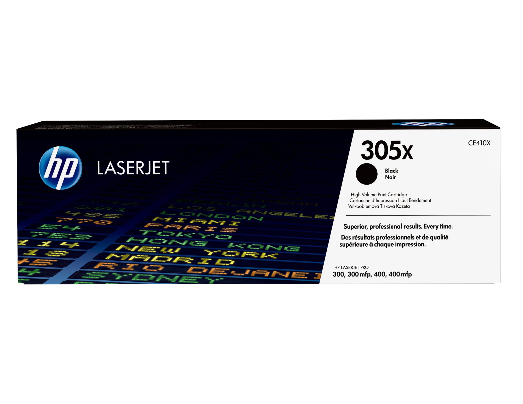 Cartucho de tóner original LaserJet 305X de alta capacidad negro