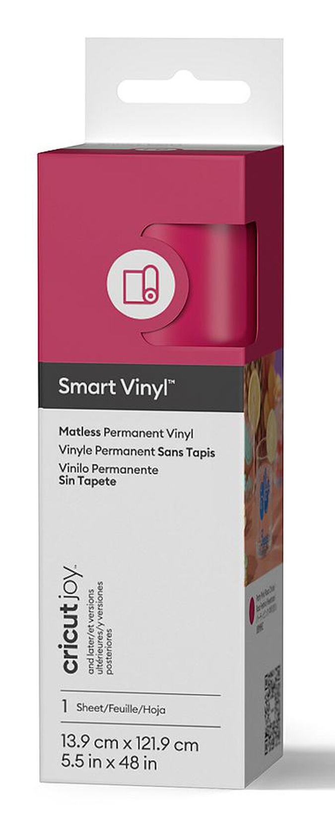 Joy Smart Vinyl Permanent Rollo de vinilo de termotransferencia Vinilo de termotransferencia liso 1 hojas