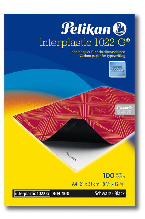 Interplastic 1022G papel de carbón 100 hojas A4