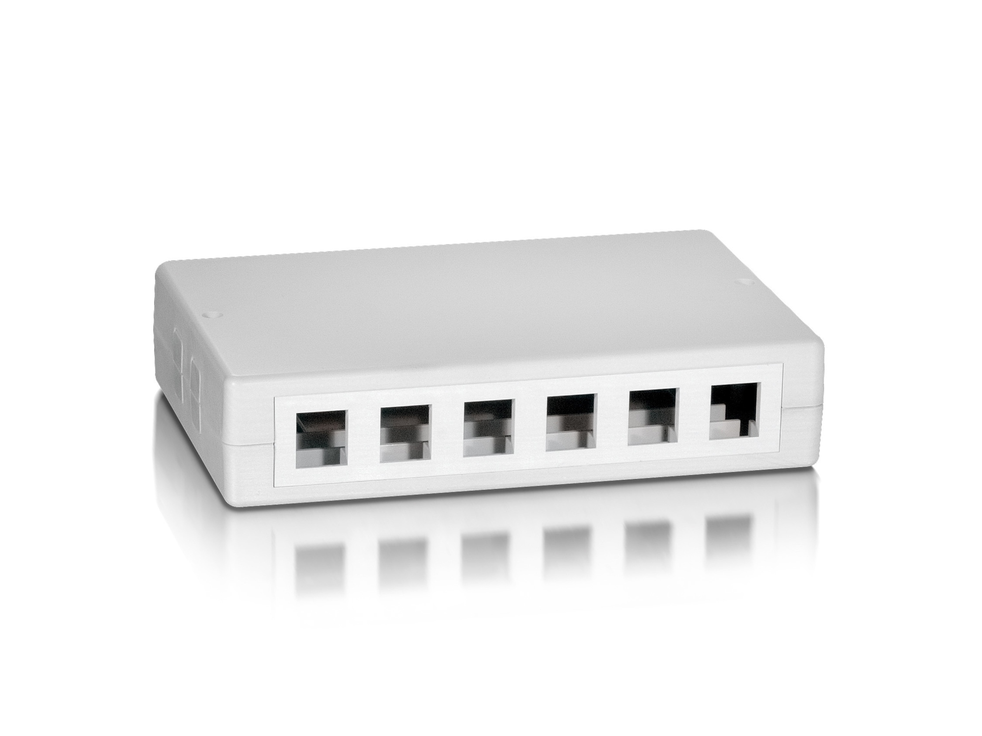 125460 caja de tomacorriente Blanco